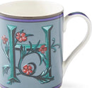 Spode Kit Kemp 12oz Mug in Fine China, H Initial - Custom Coffee Cup for Hot Beverages, Personalized Gift Idea for Her, Him, Friends, Coffee Lovers - Stylish Letter Mug for Daily Use, Dishwasher Safe by CozyNest Decor