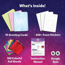 Skillmatics Foil Fun - Card Making Set, No Mess Art for Kids, Craft Kits & Supplies, DIY Creative Activity, Gifts for Girls & Boys Ages 4, 5, 6, 7, 8, 9 by TinyTreasures Baby Boutique