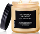 M&SENSE Gardenia Jasmine Scented Candle - 11.6oz Natural Soy Wax Clean Non Toxic 70-Hour Burn, 2-Wick Aromatherapy Candle for Bath & Office - Highly Scented Housewarming Gift for Mom Teacher Friends by CozyNest Decor