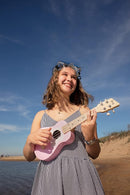 Loog Wood Soprano Ukulele for Kids & Beginners, App & Lessons, All Ages (Pink) by TinyTreasures Baby Boutique