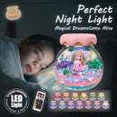 Mermaid Gift for Girls Mermaid Terrarium Kit for Kids Birthday Gift for Girls Ages 4 5 6 7 8-12 Year Old Light-Up Kit Crafts DIY Arts Toys Mermaid Toys for Girls Birthday Ideas Present for Kids by TinyTreasures Baby Boutique