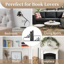 Sziqiqi Book Ends for Shelves Decorative: Heavy Duty Bookends for Books Cast Iron Cute Bookends Decorative Bookends for Shelves Office Desk Bookcase Bookshelf - Gift for Boys Girls Men Women Nerdy by CozyNest Decor