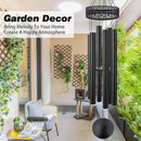 ASTARIN 60'' Deep Tone Wind Chimes for Outside -Extra Large Windchimes with 6 Heavy Tubes, Memorial Wind Chimes Outdoor for Garden Hanging Décor,Sympathy Gifts, Black by CozyNest Decor