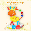 Baby Sensory Toys 0-6 3-6 Months,Infant Baby Musical Stuffed Animal Activity Soft Toys, 3+ Months Rattles Teething Toys for Babies,Tummy Time Toy Gifts for 0-3-6-12 Months Boys, Girls by TinyTreasures Baby Boutique