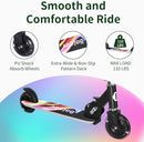 BELEEV V2 Scooters for Kids with Light-Up Wheels & Stem & Deck, 2 Wheel Folding Scooter for Girls Boys, 3 Adjustable Height, Non-Slip Pattern Deck, Lightweight Kick Scooter for Children Ages 3-12 by TinyTreasures Baby Boutique