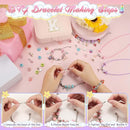 Charm Bracelet Making Kit with Jewelry Case with Charm Pendant Bracelet Kit Jewelry Making DIY Art & Craft Kit for Birthday Gifts Valentine Christmas by TinyTreasures Baby Boutique