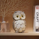 Guichifun Owl Statue Home Decor Accents - Cute Owl Figurines for Shelf Bookshelf TV Stand Décor Bedroom Office Decorations Ideal Gift for Owl Lovers 5 x 5 x 8 Inch by CozyNest Decor