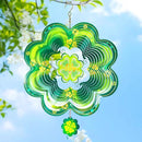 St Patricks Day Metal Wind Spinners St. Patrick's Hanging Gifts for Women Mom Grandma,12inch Wind Spinner for Home Party Ornament Spring Outdoor & Indoor Decorations by GreenHaven Gardens