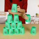 yeesport Sport Stacking Cups, 48pcs Sports Stacking Cups Sport Training Games for Travel Party Challenge Competition Gift for Kids and Adults (Blue+Green+Orange+Purple) by TinyTreasures Baby Boutique