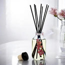 LOVSPA Reed Diffuser Set, Pink Tuberose Scented Oil Diffuser with Sticks, Home Fragrance Accessories for Bathroom Shelf Decor, Aroma Diffusers for Home or Office Desk, USA Made by CozyNest Decor
