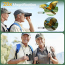 Compact Binoculars for Adults High Powered - OPAITA 20x32 Small Binoculars for Adults Kids with Low Light Vision for Hunting Cruise Ship Travel Concert Hiking by TinyTreasures Baby Boutique