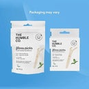 The Humble Co. Floss Picks (200 Count) – Plant Based Dental Floss Picks with Grip Handle for Superior Oral Care, Dental Hygiene, and Gum Health, Cruelty Free Tooth Floss Picks (Mint) by CozyNest Decor