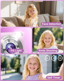 Digital Camera, 44MP FHD 1080P, 16X Zoom, 32GB SD Card, Compact Camera for Kids Teens Adults, Purple by TinyTreasures Baby Boutique