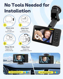 Wireless Baby Car Camera, HD 1080P Car Baby Monitor with Night Vision, Easy Install Backseat Camera for Kids, 360 Degree Rotatable Rear Facing Car Seat Mirror for Home, Baby, Pet by TinyTreasures Baby Boutique