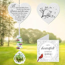 Memorial Gifts Crystal Garden Suncatcher, Sympathy Gifts for Loss of Loved One, in Memory of Loved One Gifts, Bereavement Gifts for Loss of Mom Dad, Cardinal Gifts Rainbow Maker Hanging Decoration by GreenHaven Gardens