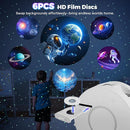 Smart Star Light Projector,Galaxy Projector with 6 Projection Slide,Smart APP & Voice Control Rotatable Galaxy lamp with 24H Timer and 37 White Noises Cloud Light Gift for Kids Room Decor(White) by TinyTreasures Baby Boutique