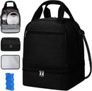 Pump Bag for Spectra S1 S2, Wearable Breast Pump Bags with Ice Pack, Pumping Bag with Waterproof Mat for Pump Accessories, Insulated Bottle Bags for Work Travel and Family, Black by TinyTreasures Baby Boutique