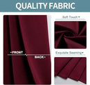 ChrisDowa Blackout Curtains 120 Inches Long 2 Panels Set for Living Room, Grommet Thermal Insulated Room Darkening Curtains for Bedroom (Burgundy Red, 52 x 120 Inch) by CozyNest Decor