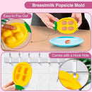 Baby Fruit Food Feeder - Silicone Nibble Tray Combo - Breastmilk Popsicle Mold for Cooling Relief, BPA Free Mesh Feeder for Infant Self Feeding (Claw Pink + Pineapple) by TinyTreasures Baby Boutique