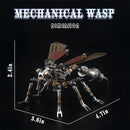 3D Metal wasp Puzzle, Punk Insect Metal Model, 3D Puzzle Mechanical wasp Building Blocks, Fun DIY Assembly, high-end Men's Gifts. by TinyTreasures Baby Boutique