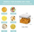 Airtight Food Storage Container - 0.52qt / 520ml Mini Rectangle Pop Containers With Lids, Bpa Free Stackable Container Snacks Candy Salt Herbs Spices by TinyTreasures Baby Boutique