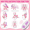Unicorn Toys for Girls Age 4-6: Robot Pets for Kid Remote Control Robot Toy for Ages 5-7 Robot Toys for Kids 8-12 Birthday Gifts for 3 4 5 6 7 8 Year Old Girl, Pink by TinyTreasures Baby Boutique
