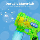 JOYIN 2 Bubble Guns Blaster Kit with 2 Solution for Kids, Automatic Bubble Maker Blower Machine for Party Favors, Birthday, Outdoor & Indoor Activity, Summer Toy by TinyTreasures Baby Boutique