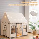 INFANS Kids Play Tent with Washable Mat Star Light Windows, Anti-Trip Large Playhouse Toys for Children Boys Girls, Indoor Outdoor Princess Tents Castle for Toddlers (Black) by TinyTreasures Baby Boutique