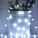 Minetom 66 Feet 200 Led Globe Ball String Lights - Fairy Plug-in With Remote, Waterproof for Indoor Outdoor Party Wedding Christmas Tree Garden Decoration, Pure White by CozyNest Decor
