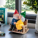 Kiss Garden Gnome Statue Valentine's Day Gifts Couple in Love Collectible Figurine Mr and Mrs Gnome Statue Lover Couple Figurine Romantic Gnome Statue Indoor Outdoor Garden Yard Home Décor by CozyNest Decor