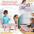Smasiagon Magnetic Drawing Board for Kids, Toddler Toys for 1-2 Year Old Girl, Portable Doodle Board Pad Learning and Educational Toys for Ages 1 2 3 Year Old Baby Girl Birthday Gift（Pink） by TinyTreasures Baby Boutique