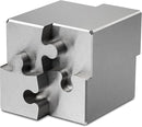 Heavenly Metals 4-Piece Cube 3D Puzzle for Adults – Stainless Steel Desk Toy and Fidget, Zero Tolerance Wire EDM Cut Office Gift for Men & Women by TinyTreasures Baby Boutique