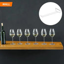 uxcell 5Pcs Wine Glass Rack, 11.22 Inch Iron Wine Glasses Rack Under Cabinet Stemware Rack - Wall Mountable Wine Glass Holder Storage Hanger for Bars Coffee Restaurants Kitchens, Silver by CozyNest Decor