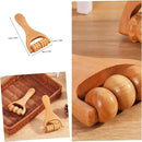 Wooden Foot Massager Tool with Roller - Ultimate Foot Roller Massage Device for Pain Relief, Natural Wood Massage Tools for Relaxation by CozyNest Decor