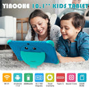 YINOCHE Kids Tablet 10 inch Tablet for Kids 5G WiFi Toddler Tablets with Case Parental Control Dual Camera 32GB Kids Tablets Educational App Preloaded Support YouTube Neflix (Blue) by TinyTreasures Baby Boutique