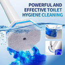 Disposable Toilet Brush Cleaning System with 50pcs Refills Pads Replacement Heads, Toilet Cleaning Stick, Wall Mounted Toliet Wand Kit Bathroom Maintenance, Toilet Bowl Cleaner Wands Holder and Set by CozyNest Decor