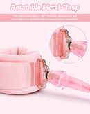 Dr.meter Anti Lost Wrist Link, 2 Pack Toddler Safety Leash with Key Lock, Reflective Child Walking Harness - Dual 8.2ft Length Pink & Green Kids Leash for Boys and Girls Outdoor Essencial by TinyTreasures Baby Boutique