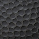 LA JOLIE MUSE Hanging Planters for Outdoor Plants, Large Hanging Planter with Drain Holes, Outdoor Hanging Flower Pots, Matte Black, Honeycomb (13.2 Inch, Set of 2) by CozyNest Decor