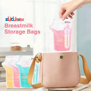 Breastmilk Storage Bags(180 Count)，8oz Milk Storage Bags for Breastfeeding，BPA Free with Easy Pour Spout, Self Standing, for Refrigeration and Freezing by TinyTreasures Baby Boutique