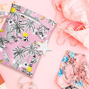 Wet Bag, Wet Dry Bag, Wet Bag for Swimsuit, Travel, Beach, Pool, Diapers, Dirty Yoga Gym Clothes, Makeup Bag, Waterproof Tropical Palm Leaves Decor Jungle Palm Leaf Favors by TinyTreasures Baby Boutique