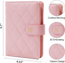 Melsbrinna Rfid Passport Holder for Travel women/Men, Cute Passport Wallet Rfid Blocking Card Slots, Rfid Passport Cover/CaseTravel Wallet, Passport Book Holder (1, LG PINK) by TinyTreasures Baby Boutique