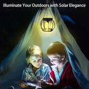 2 Pack Solar Lanterns Outdoor Lights, Upgraded Metal Solar Lantern Lights, Brighter Hanging Solar Lights Outdoor Waterproof, Auto On/Off Outdoor Solar Lights for Yard Garden Patio Pathway Decor by GreenHaven Gardens