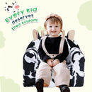 ALIMORDEN Animal Series Kid's Chair, Ultra-Soft Comfy Foam Filled Toddler Sofa Chair, Cute Animal-Shaped Design Toddler Couch, Lightweight Birthday for Baby Boys & Girls (Cow) by CozyNest Decor
