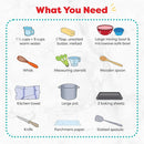 Pretzel Making Kit - Real Cooking Set for Kids Ages 5-12+ with Recipe and Ingredients - Kids Baking Set for Girls & Boys - Great Gift for Family Bonding by TinyTreasures Baby Boutique