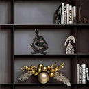 Bookshelf Decor Thinker Statue - Abstract Style Thinker Sculptures Modern Aesthetic Figurine Decoration Statues for Home Decor-Zuo Si-Black by CozyNest Decor