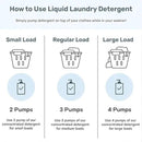FREY Concentrated Liquid Laundry Detergent | Formulated for Sensitive Skin & HE Washers | Removes Stains Effectively | 50 Loads per Bottle (Cedar Grove & Bergamot Beach) by CozyNest Decor