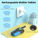 Walkie Talkies for Kids Rechargeable 2 Pack,3 Miles Long Range 22 Channels 2 Way Radio Mini Kid Wakey takey,Birthday, Toys for Age 3-12 Year Old Boys Girls by TinyTreasures Baby Boutique