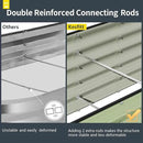 Kesfitt Galvanized Raised Garden Bed Kit,18" Tall 7-in-1 Outdoor Metal Planter Boxes with Safety Edging,8×2×1.5FT Modular Large Steel Raised Beds for Gardening Vegetables Fruits Flower by GreenHaven Gardens