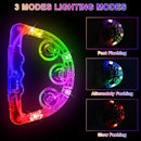 Aywewii LED Tambourine, Light Up Toys Handheld Musical Flashing Tamborine Sensory Toys Autism Toys Party Supplies for Birthday Anniversaries Gifts for Kids Adults Teens (6 Pack) by TinyTreasures Baby Boutique