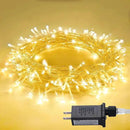 JMEXSUSS Connectable Warm White String Lights Indoor Bedroom, 8 Modes Christmas String Light Plug in Classroom Lights, 33ft 100 LED Fairy Twinkle Light Outdoor for Classroom Christmas Tree Decor by GreenHaven Gardens